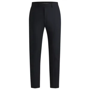 Formal trousers in washable super-flex fabric