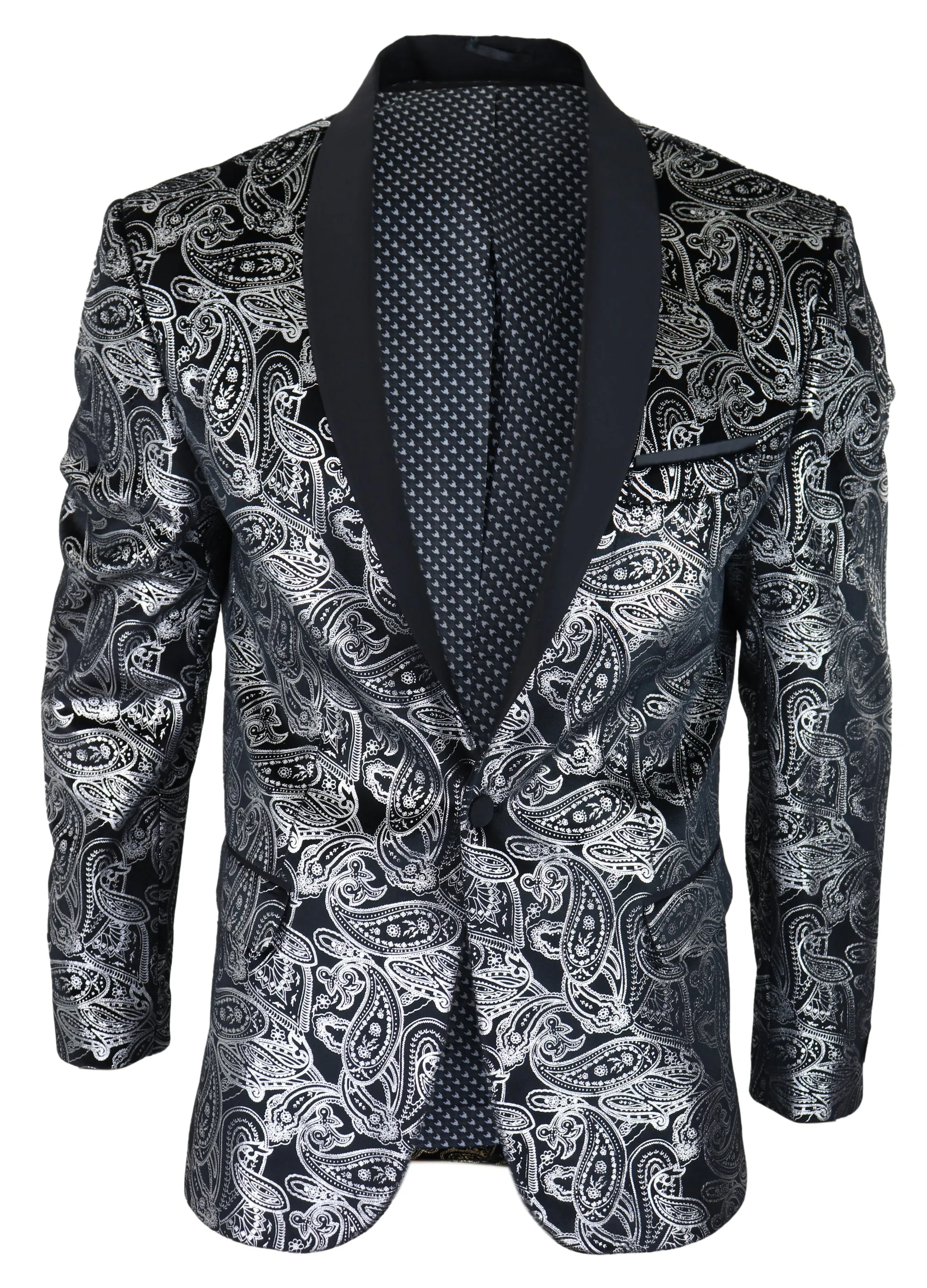 Formal Velvet Paisley Blazer