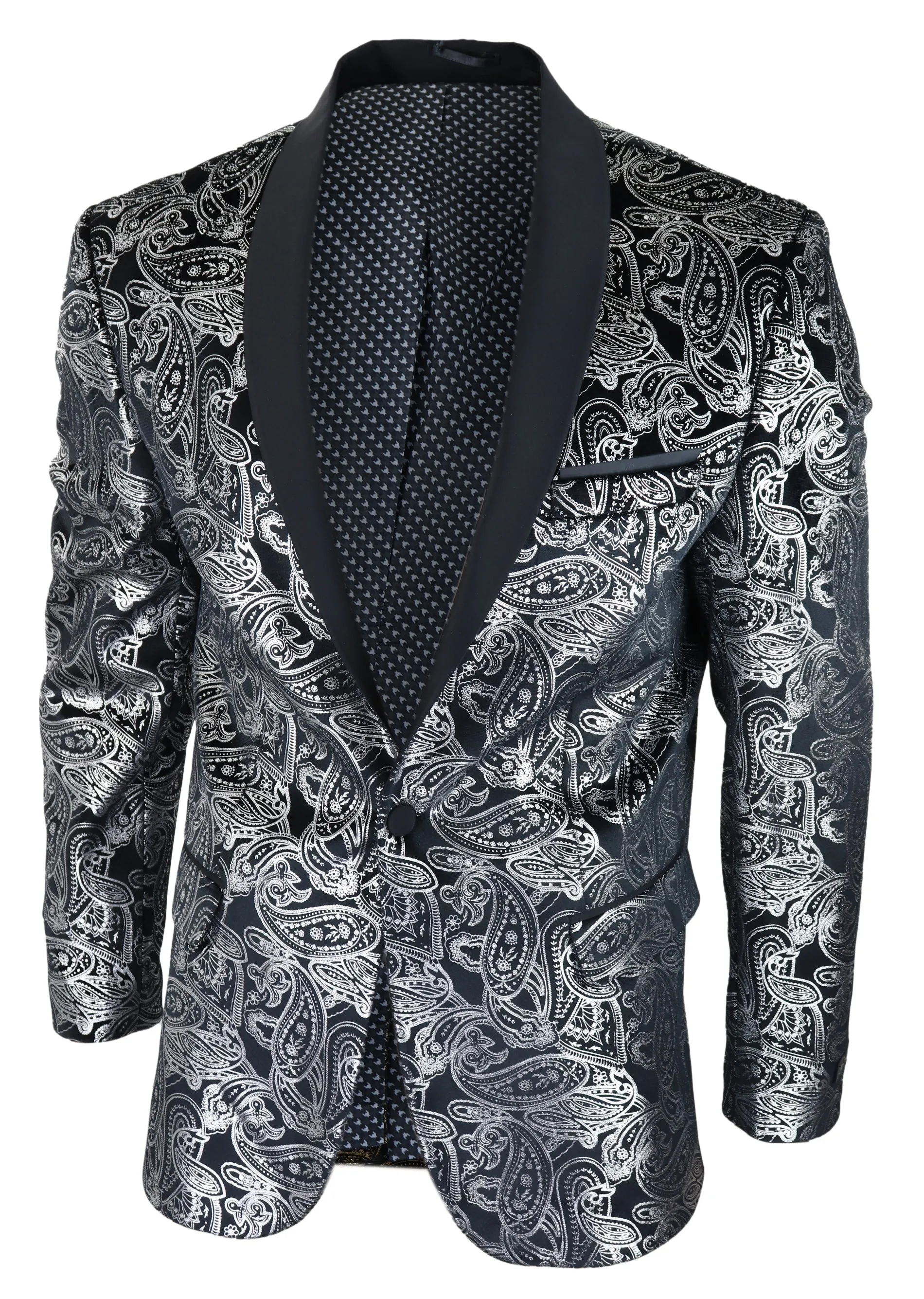 Formal Velvet Paisley Blazer