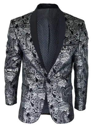 Formal Velvet Paisley Blazer