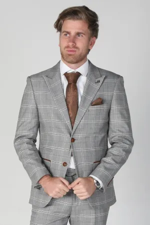 Francis - Check Blazer Formal Office Wear