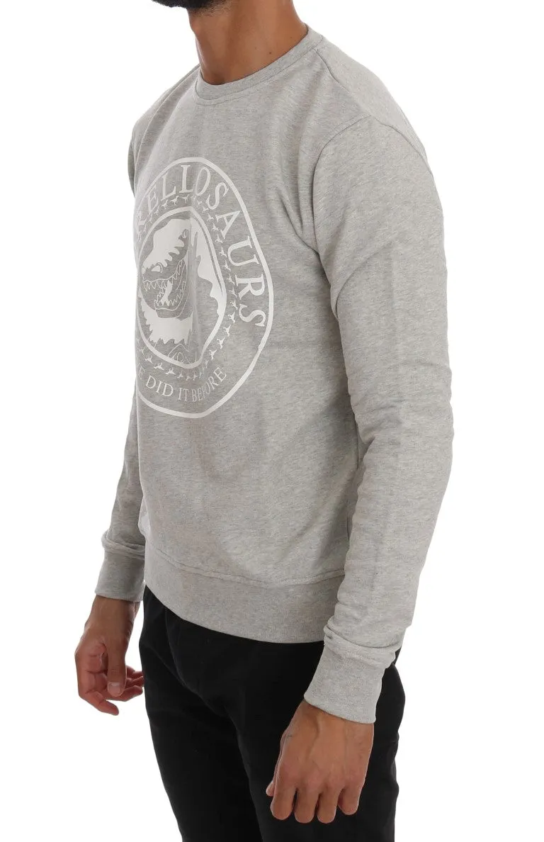 Frankie Morello  Cotton Crewneck Pullover Men's Sweater