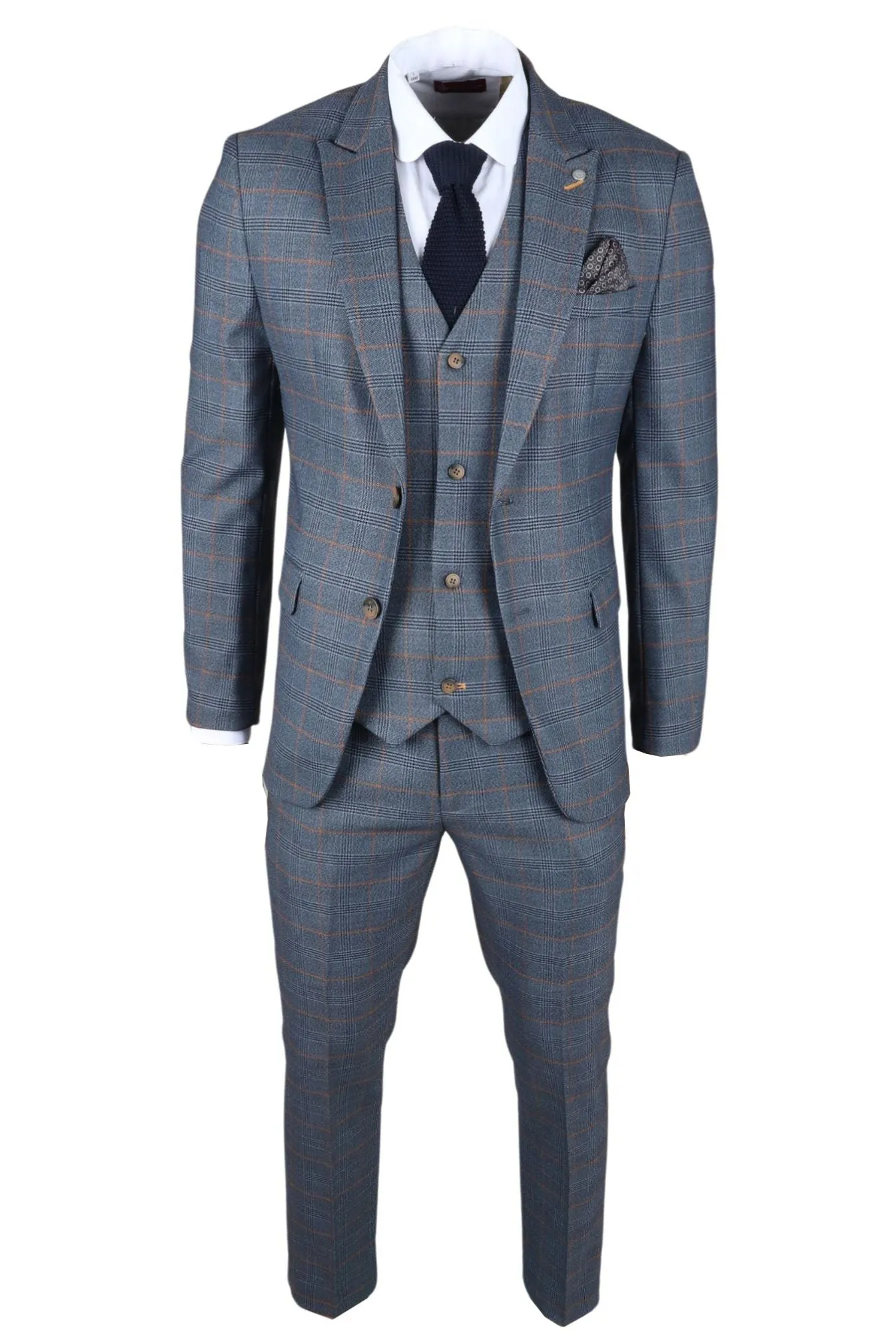 Gisborne - 3 Piece Checked Suit