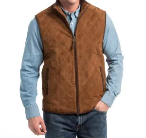 Goat Leather Vest In Whisky
