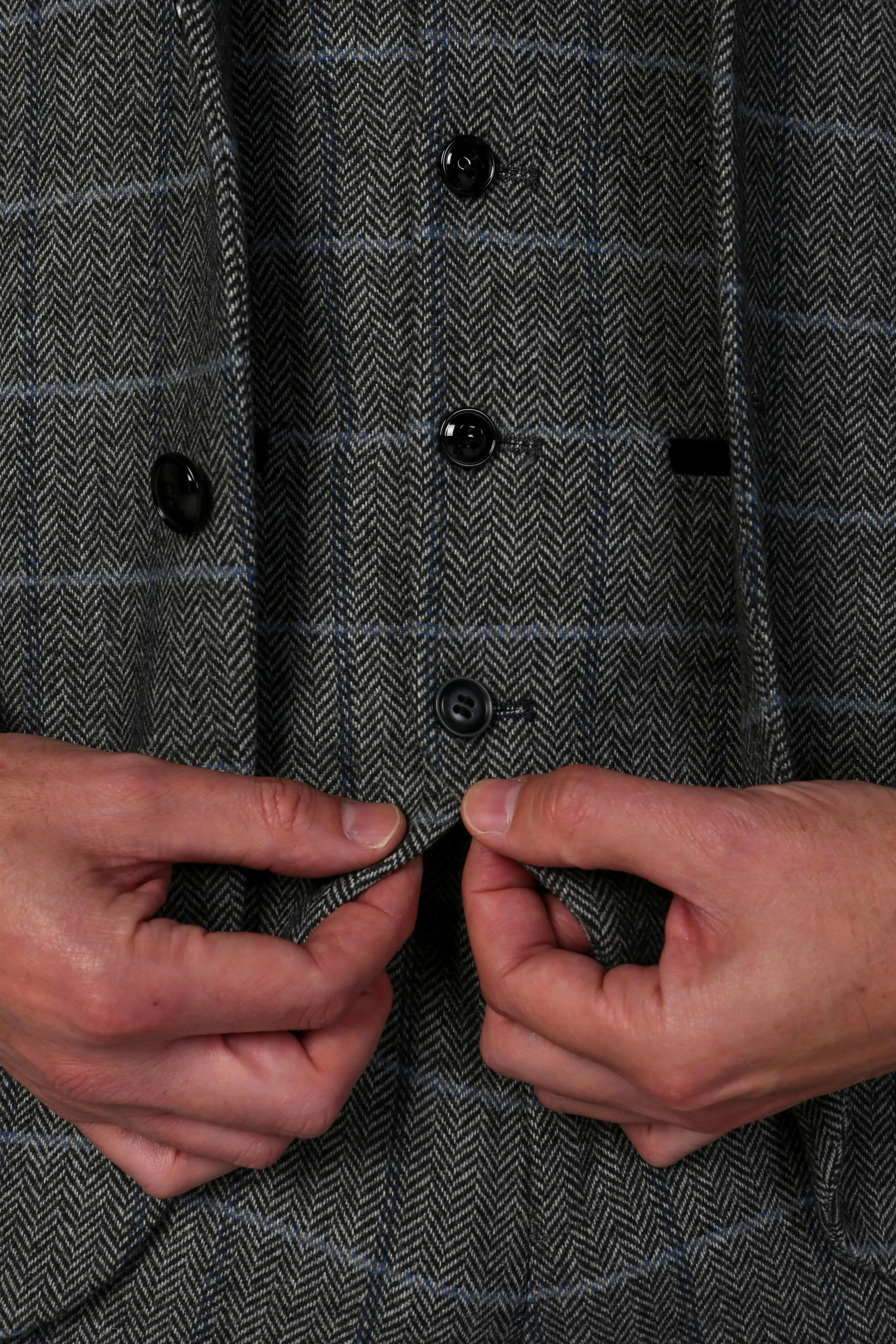 Harris Tweed Grey Waistcoat