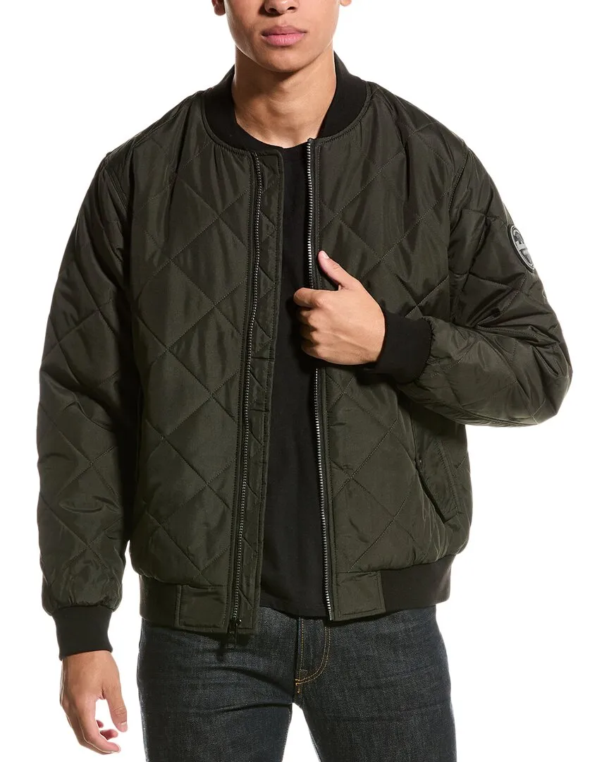 Hawke & Co. Diamond Quilted Bomber Jacket