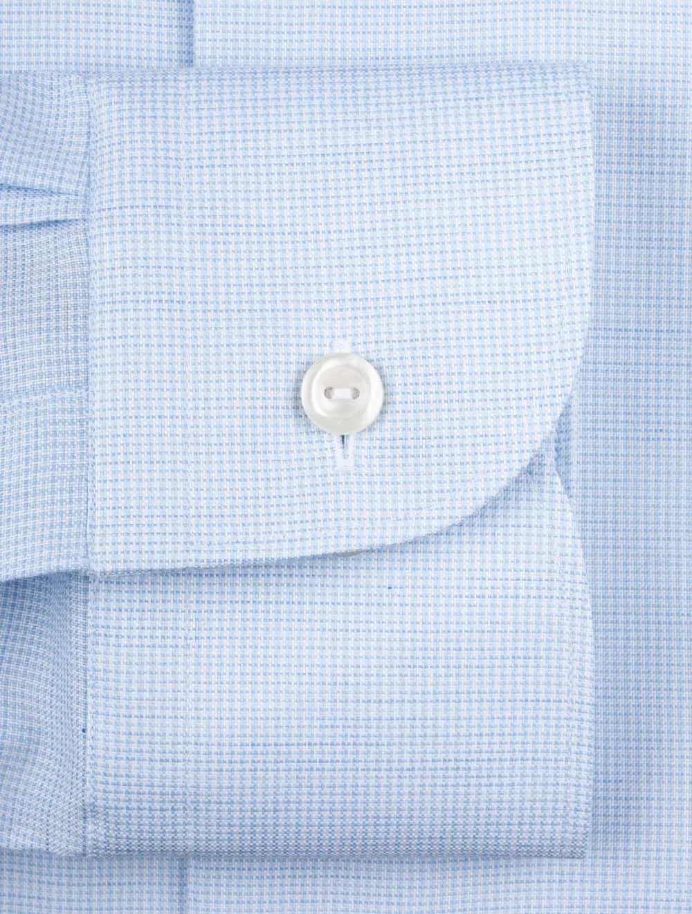 Houndstooth Contemporary Fit Shirt Blue