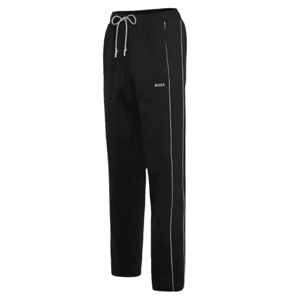 Hugo Boss Men's Hadim 1 Thick Cotton Track Pants, Black