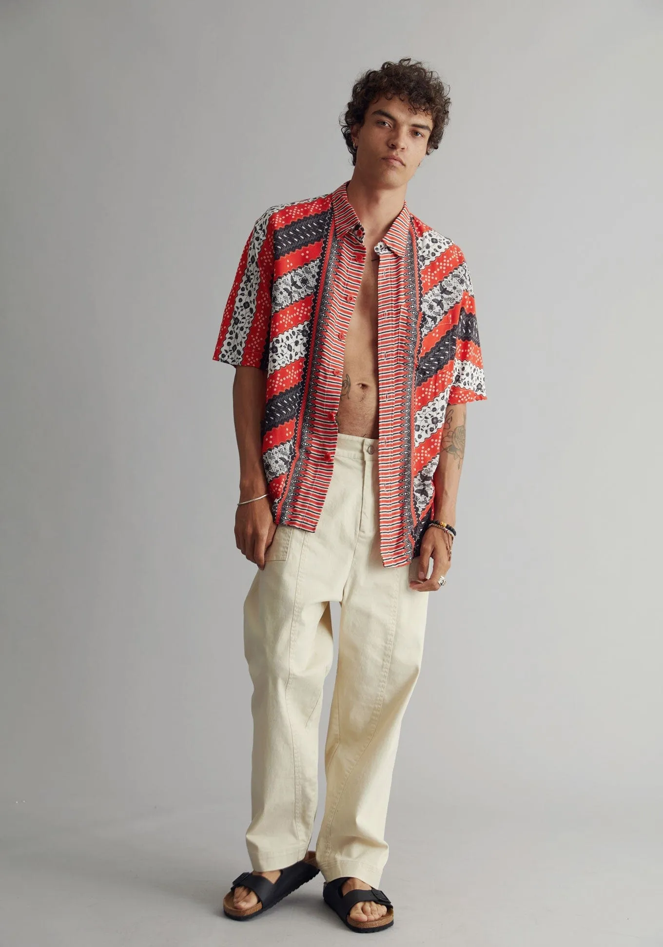 Hummingbird Men's Lenzing Shirt | Poppy Red