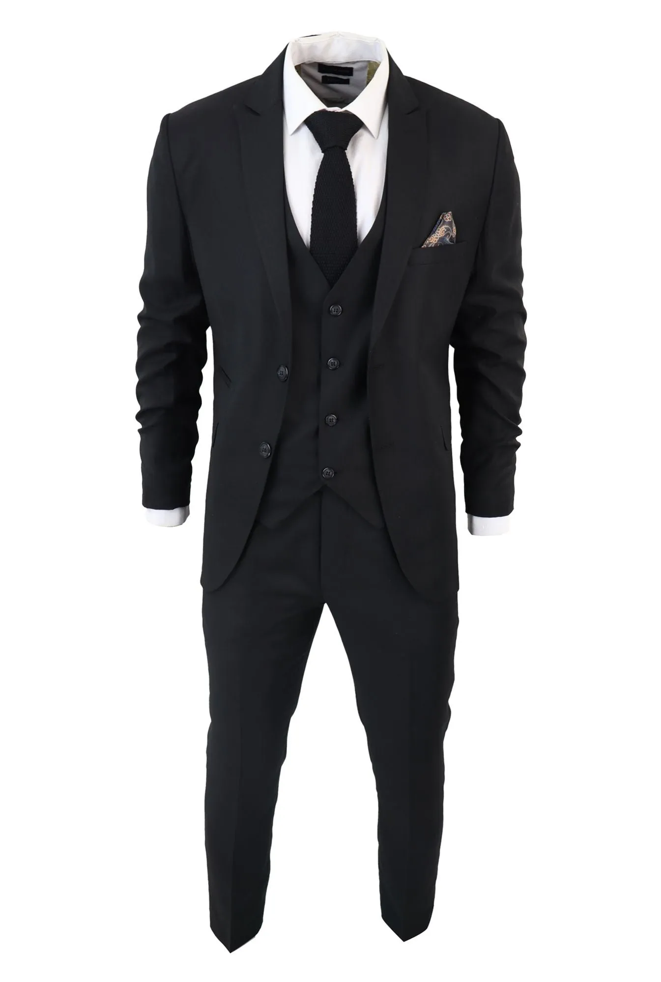 IM1 Classic Plain 3 Piece Suit