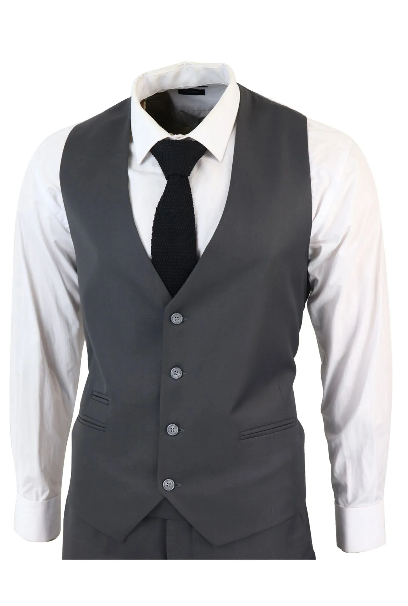 IM1 Classic Plain 3 Piece Suit