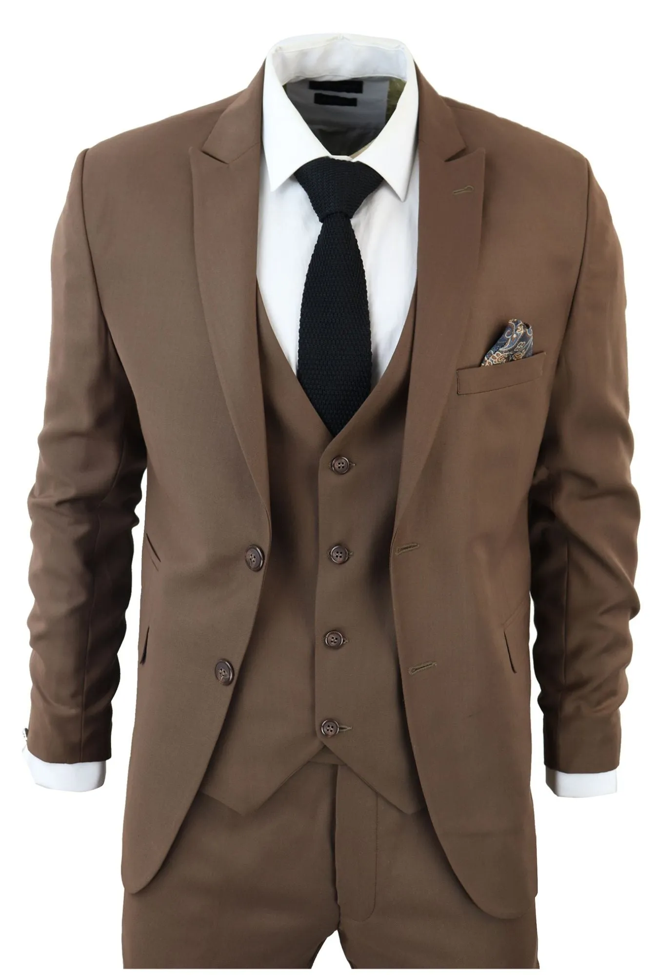 IM1 Classic Plain 3 Piece Suit