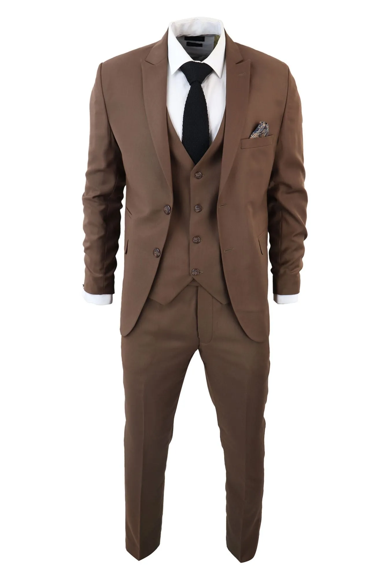 IM1 Classic Plain 3 Piece Suit