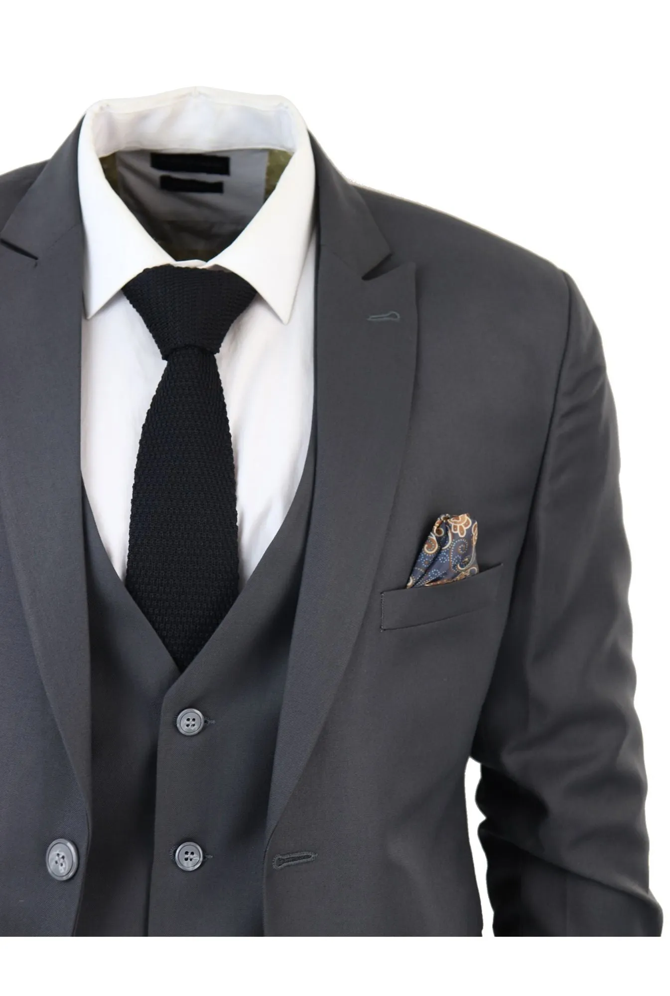IM1 Classic Plain 3 Piece Suit