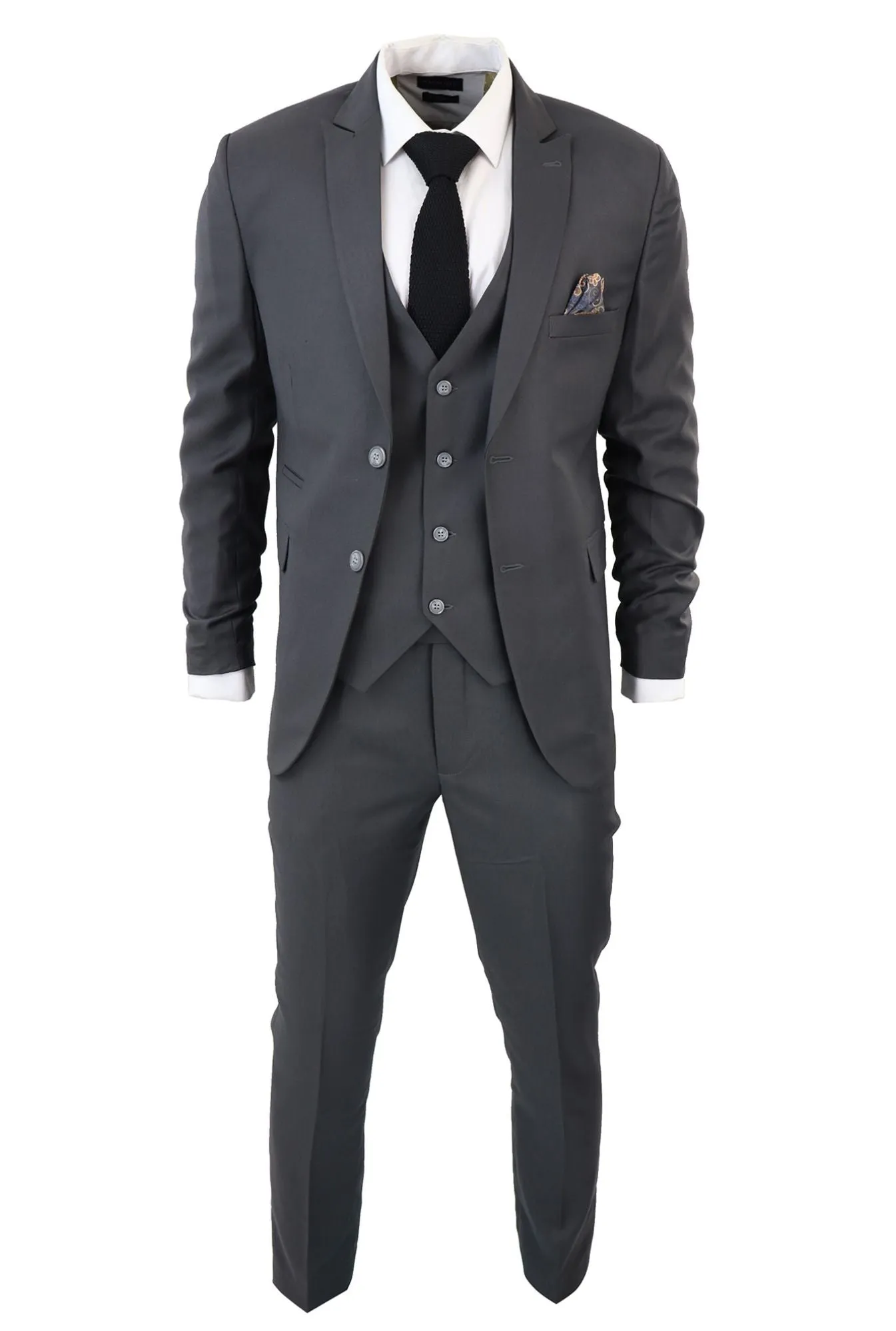 IM1 Classic Plain 3 Piece Suit