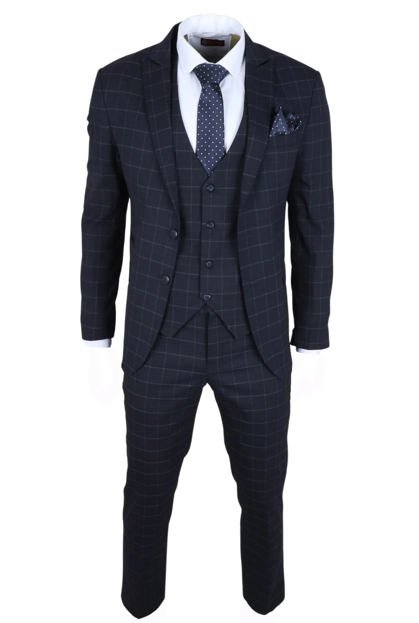 IM3 Checked Tailored Fit Suit