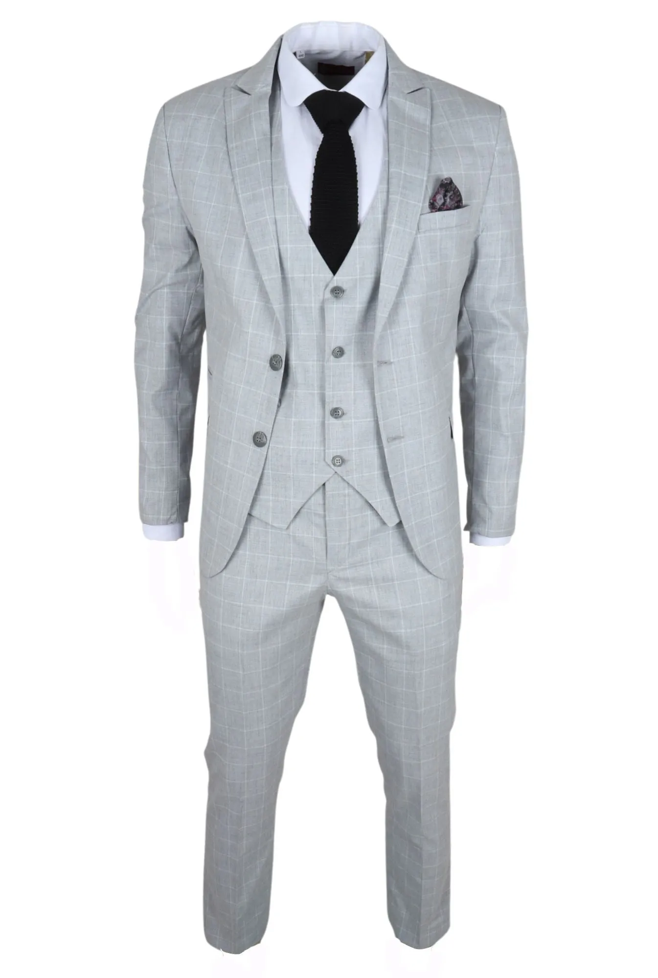 IM3 Checked Tailored Fit Suit