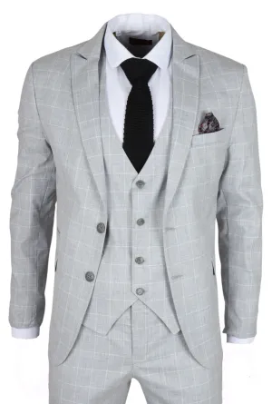 IM3 Checked Tailored Fit Suit