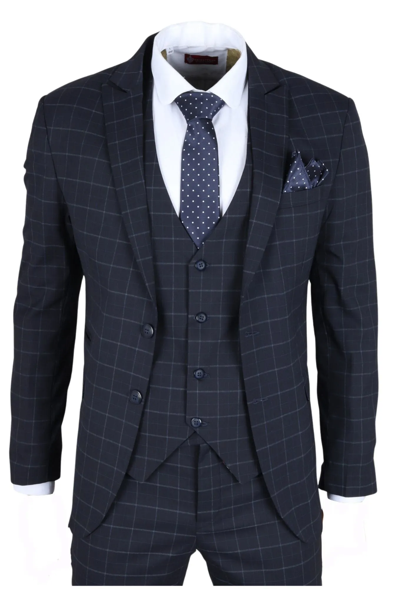 IM3 Checked Tailored Fit Suit