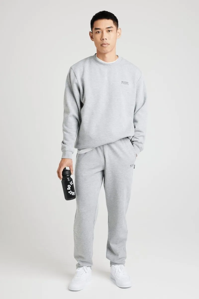 INSPORT MEN'S ASPEN GREY TRACKPANTS (OPEN LEG) Cothing_Mens-Insport
