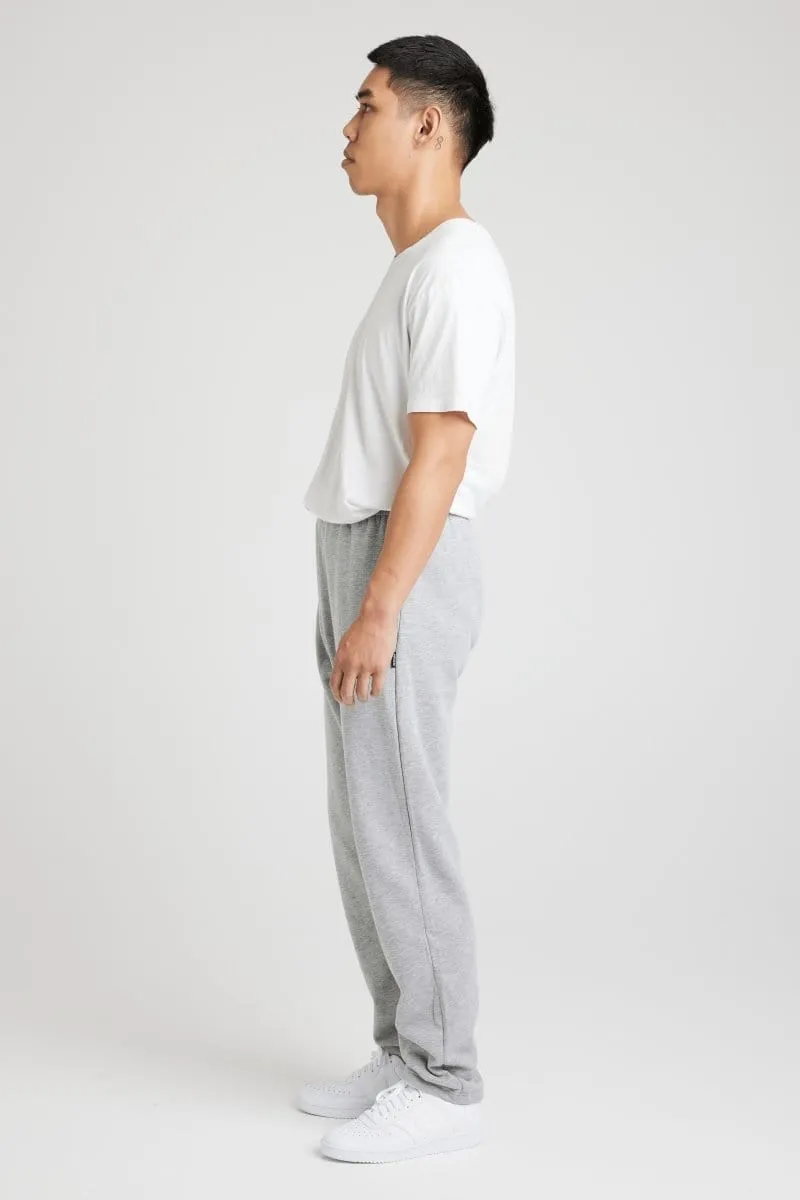 INSPORT MEN'S ASPEN GREY TRACKPANTS (OPEN LEG) Cothing_Mens-Insport