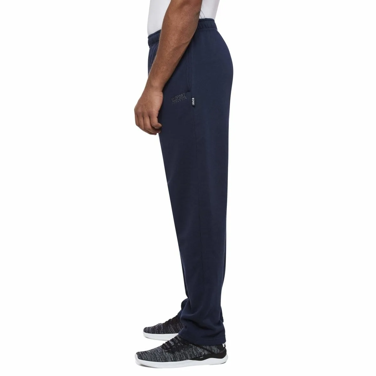 INSPORT MEN'S ASPEN NAVY TRACKPANTS (OPEN LEG) Cothing_Mens-Insport