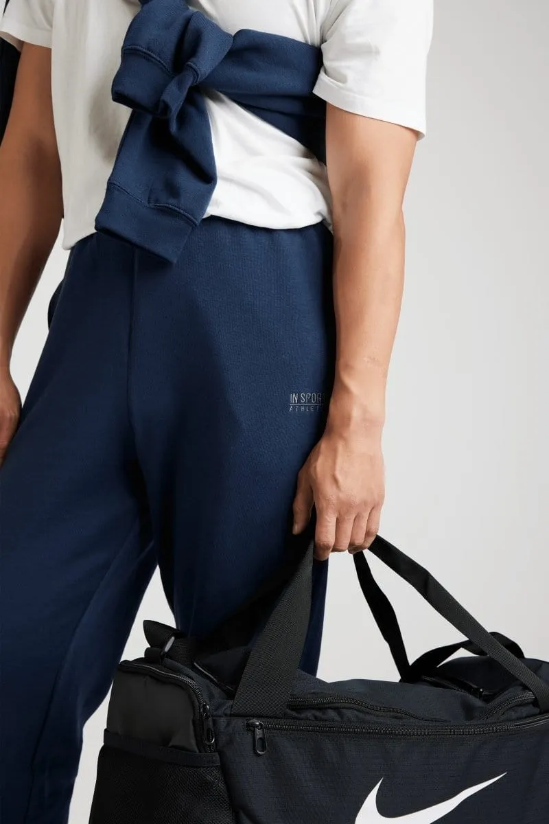 INSPORT MEN'S ASPEN NAVY TRACKPANTS (OPEN LEG) Cothing_Mens-Insport