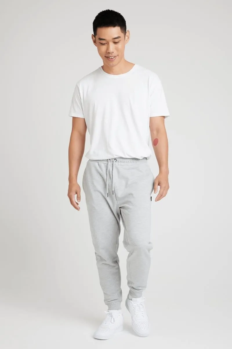INSPORT MEN'S BOSTON SLIM FIT GREY TRACKPANTS Cothing_Mens-Insport