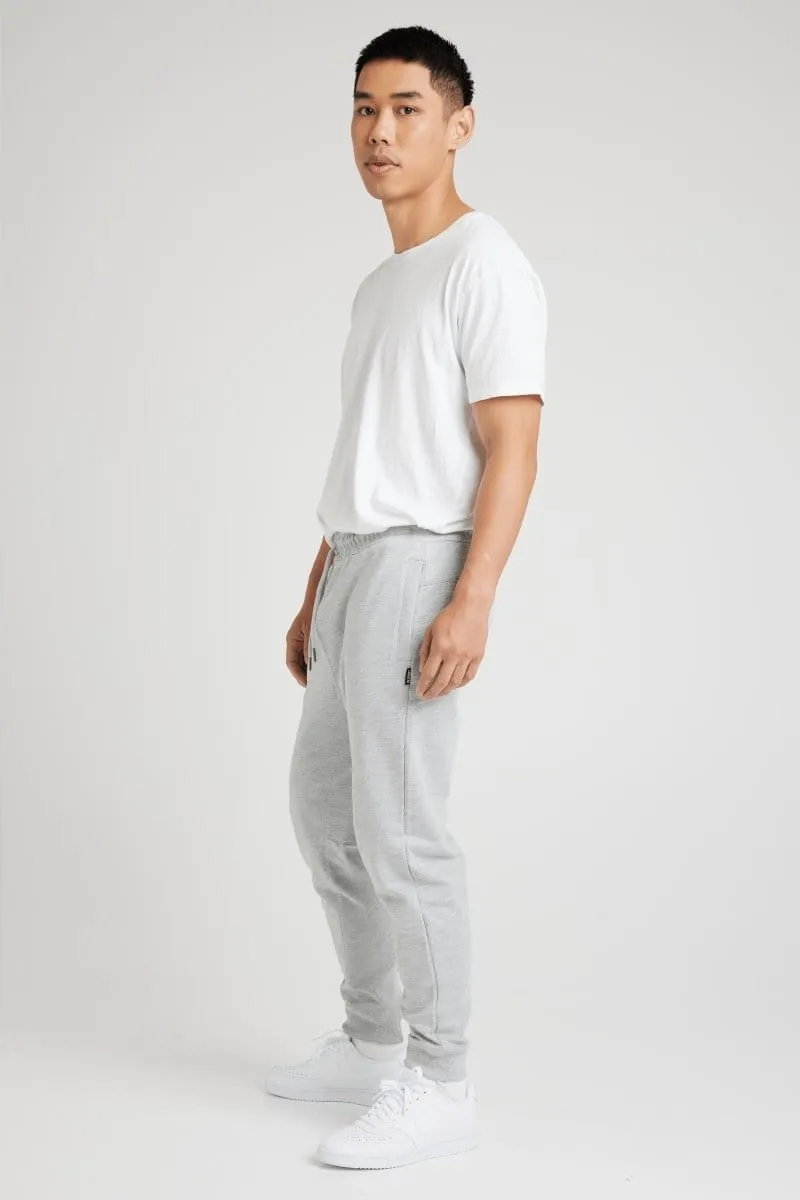 INSPORT MEN'S BOSTON SLIM FIT GREY TRACKPANTS Cothing_Mens-Insport