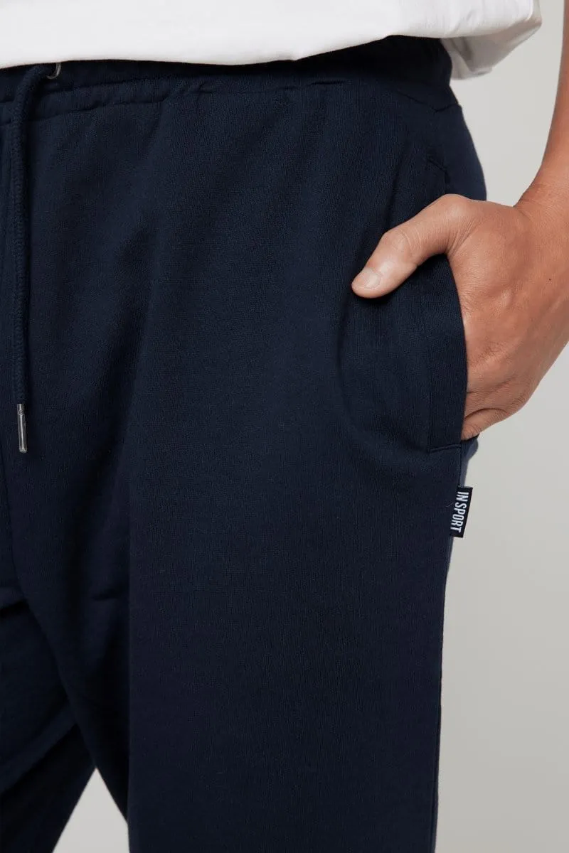 INSPORT MEN'S BOSTON SLIM FIT NAVY TRACKPANTS Cothing_Mens-Insport