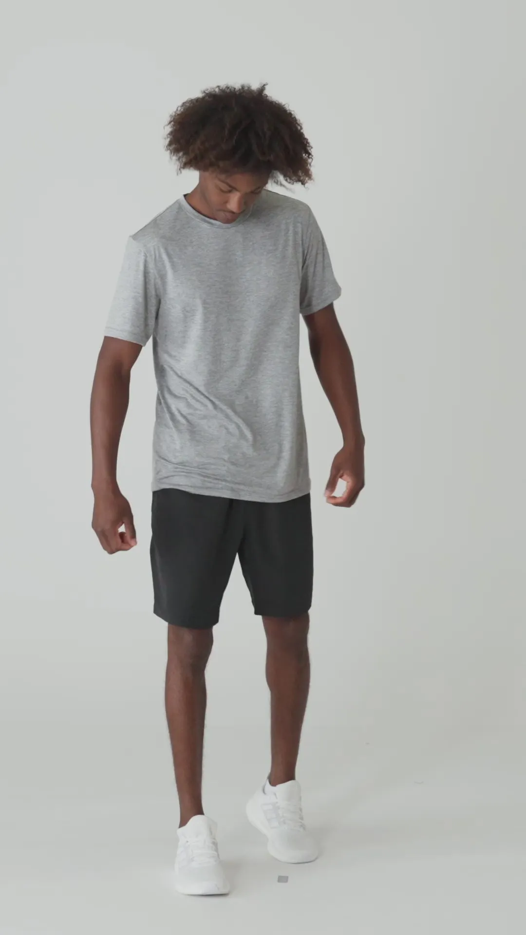 INSPORT MEN'S MIAMI BLACK RUNNING SHORTS