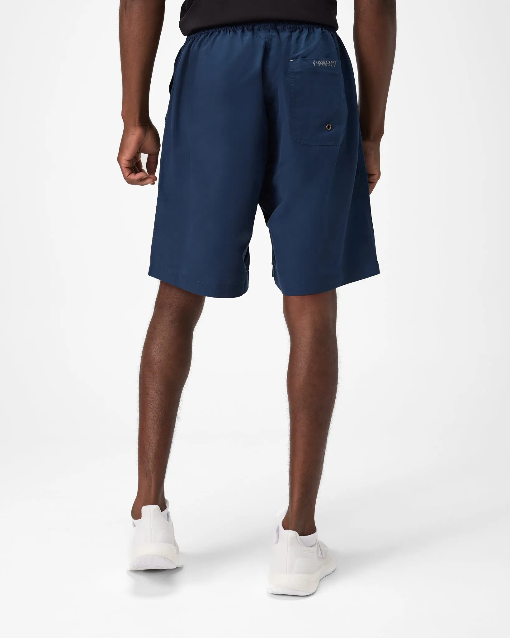 INSPORT MEN'S MIAMI NAVY RUNNING SHORTS Cothing_Mens-Insport
