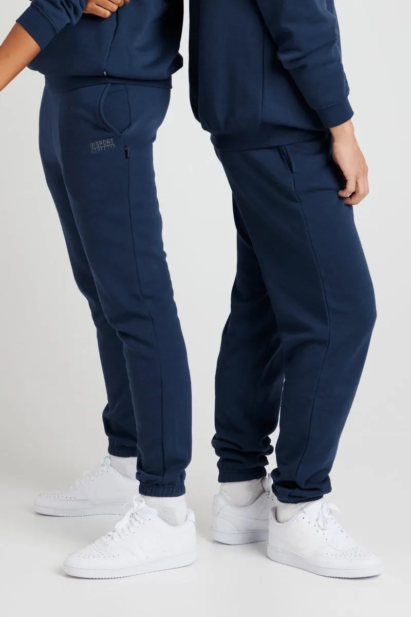 INSPORT UNISEX ALASKA NAVY ELASTIC LEG TRACKPANTS Cothing_Mens-Insport