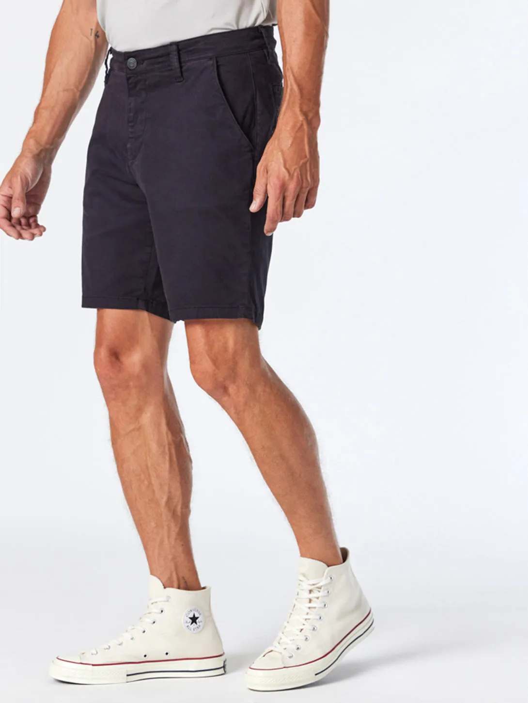 Jacob Short - Black Twill Mavi Clothing