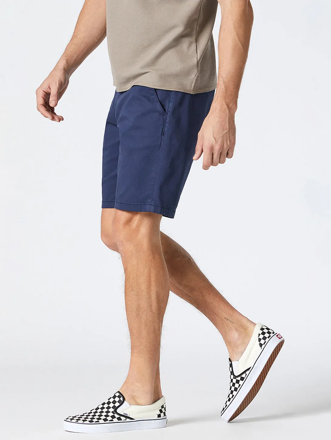 Jacob Short - Dark Navy Twill Mavi Clothing