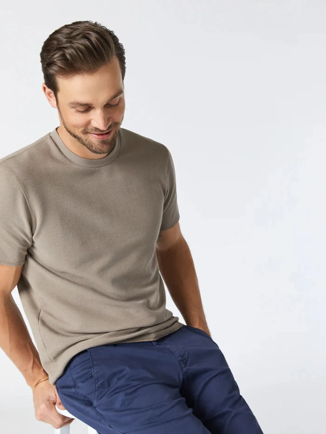 Jacob Short - Dark Navy Twill Mavi Clothing