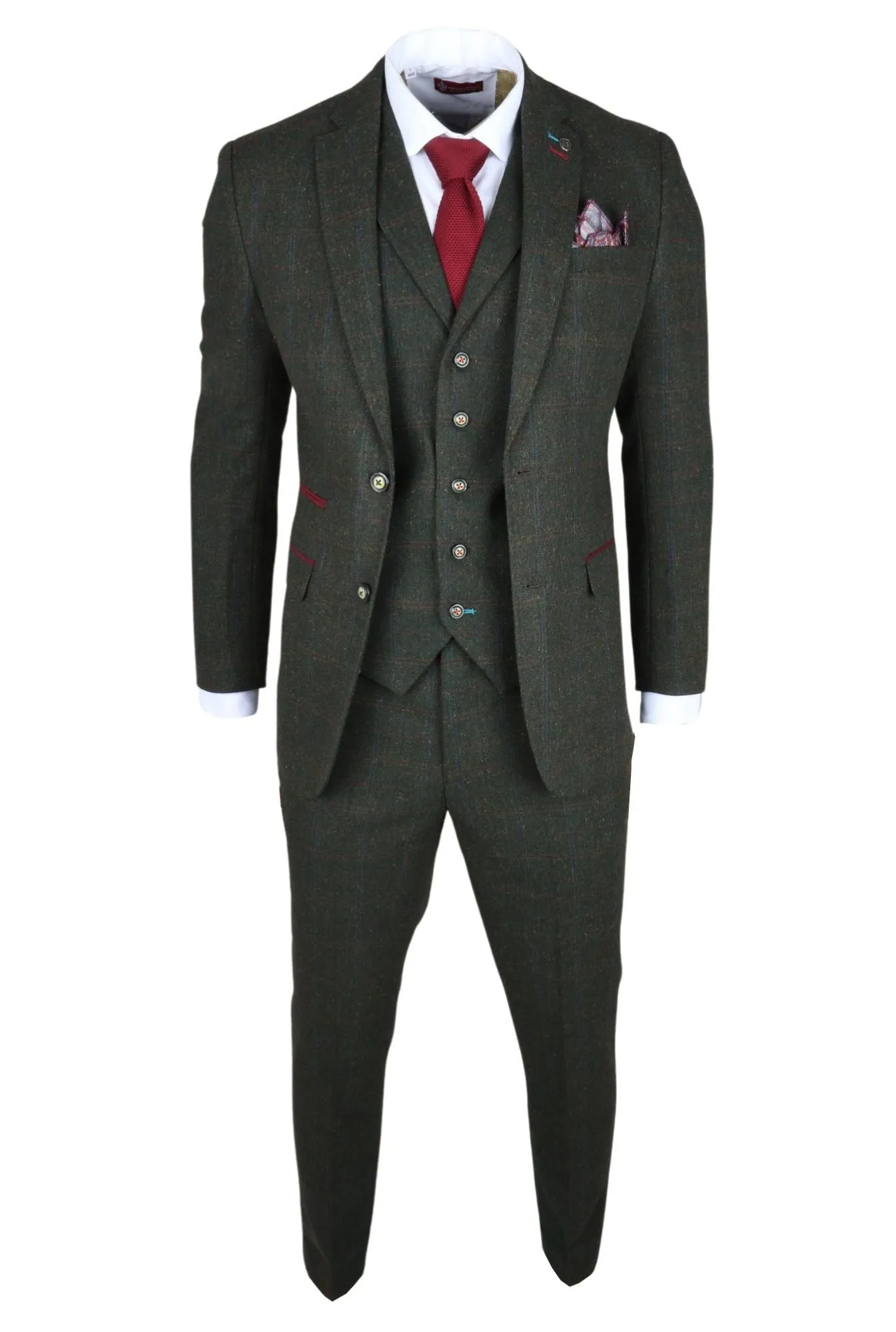 Joshua 3 Piece Tweed Suit