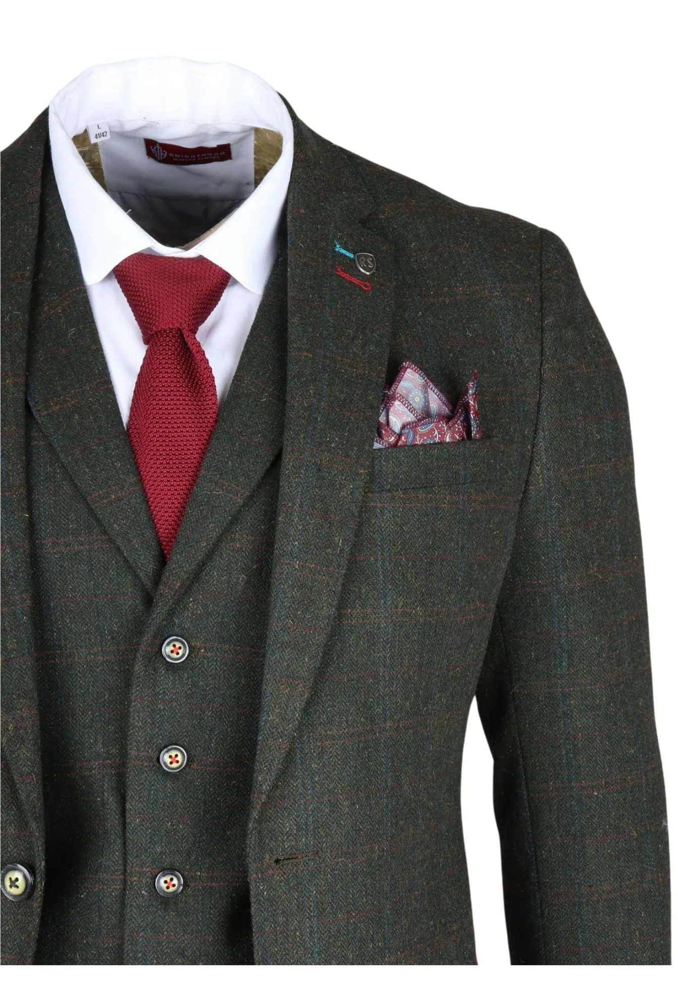 Joshua 3 Piece Tweed Suit