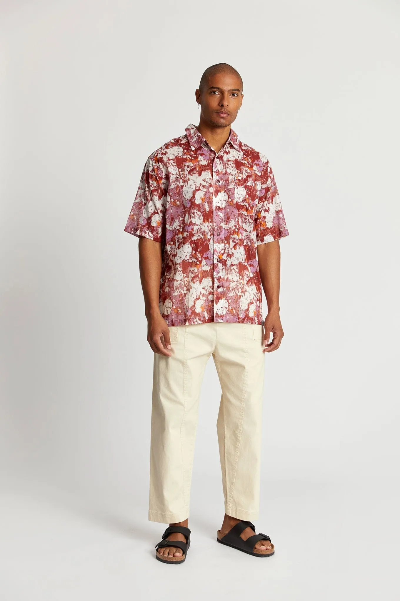 JP Men's Organic Cotton Shirt | Poppy Red