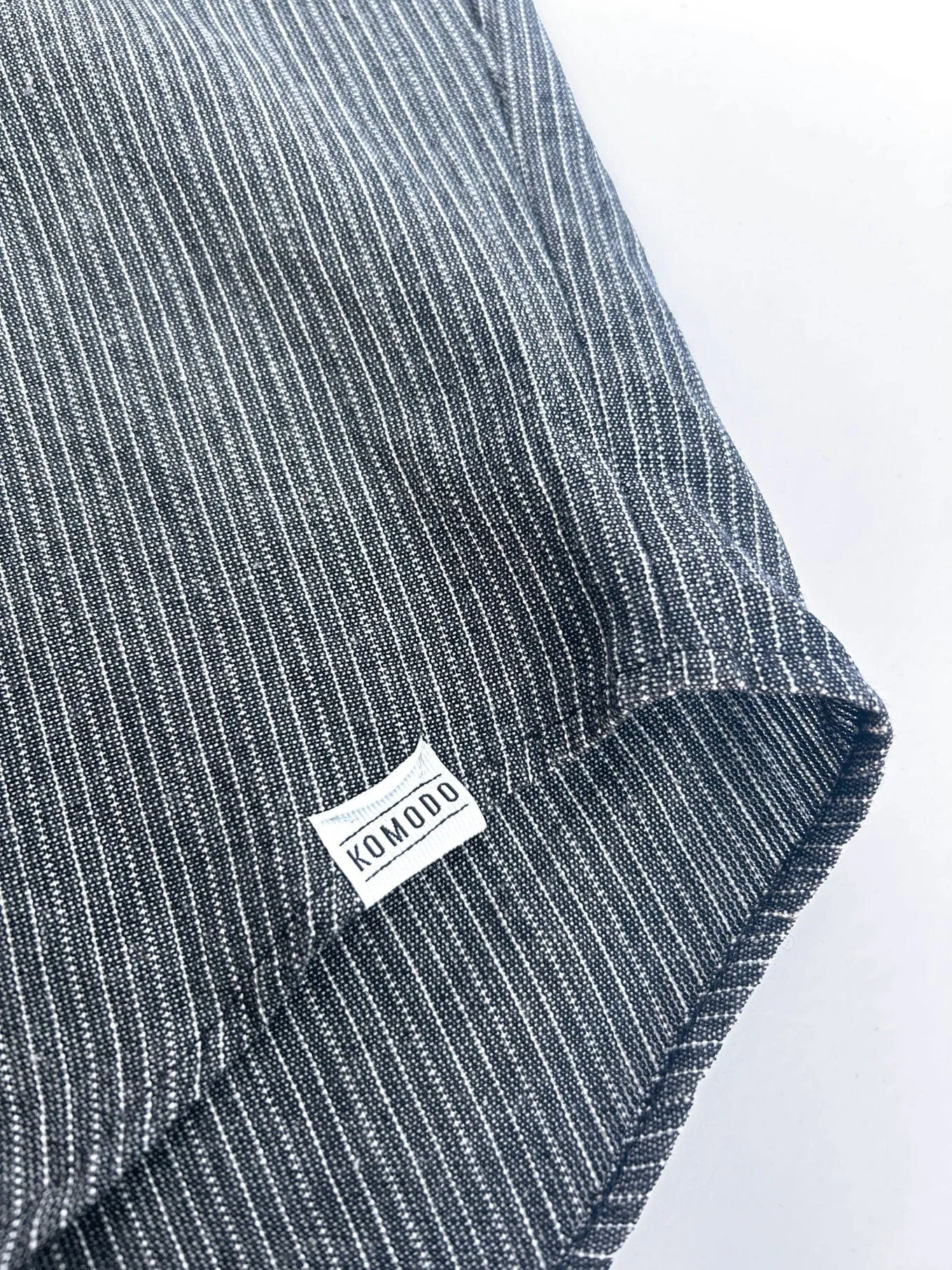 Jude Men's Organic Cotton Shirt | Monochrome Stripe