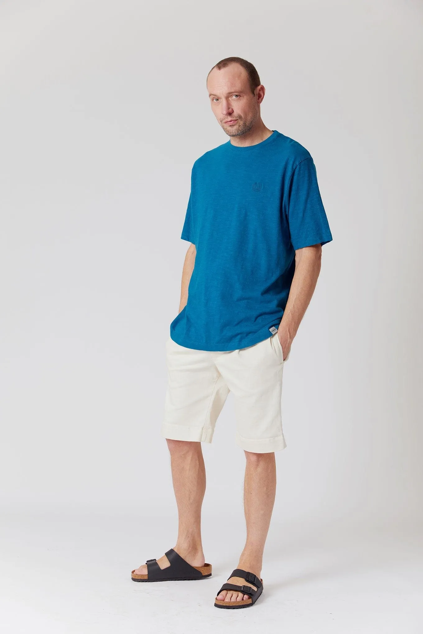Kin Organic Cotton T-Shirt | Teal Blue