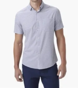 Leeward Short Sleeve Dress Shirt In Light Pastel Pink