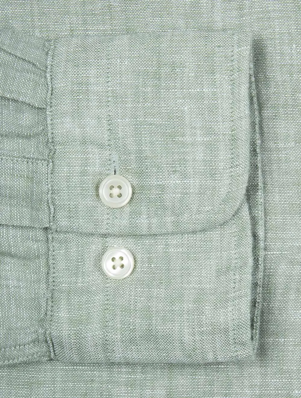 Linen Regular Fit Shirt Kalamata Green