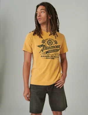 Lucky Brand Altamont Speedway Tee Golden Spice Lucky Brand