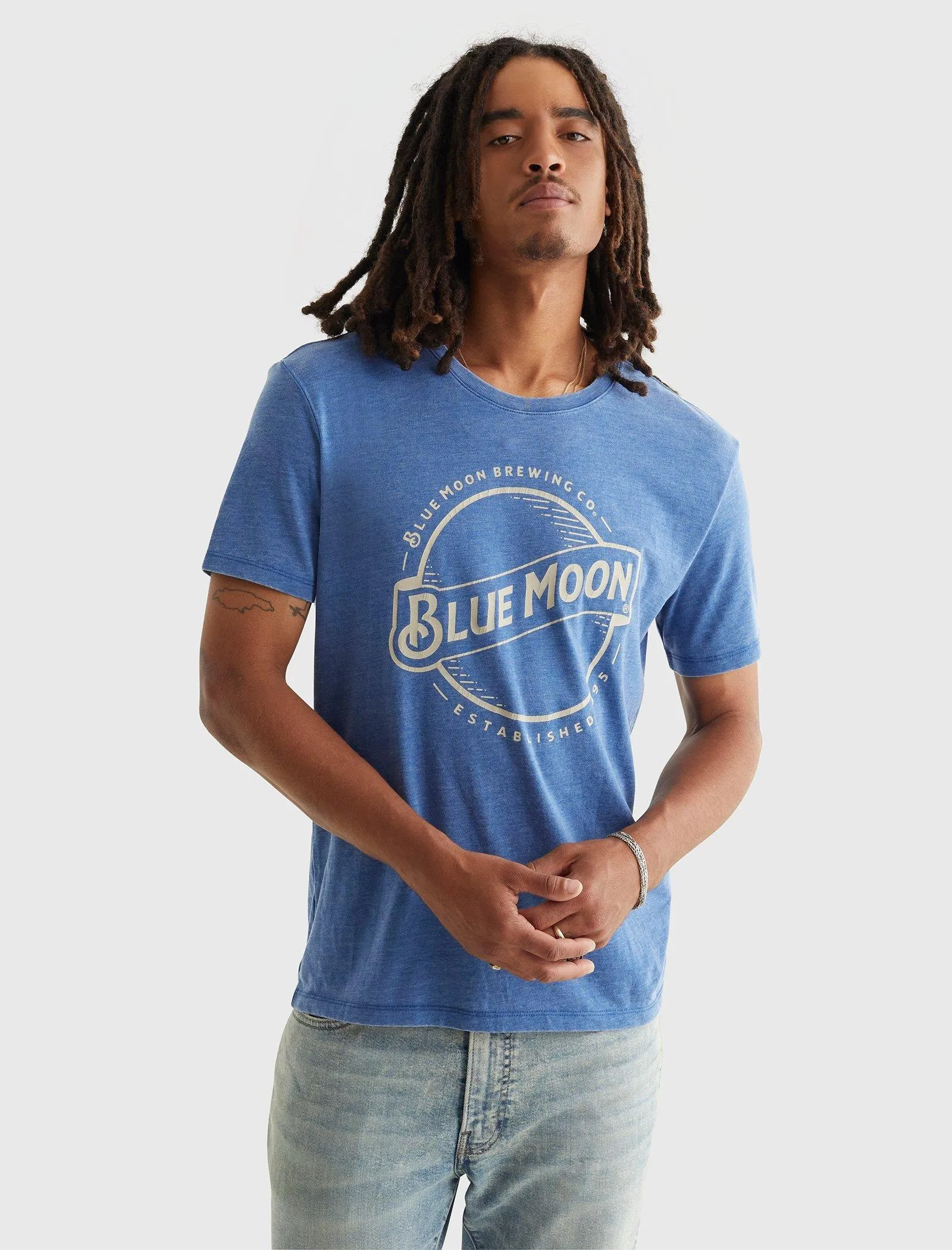 Lucky Brand Blue Moon Tee Monaco Blue Lucky Brand