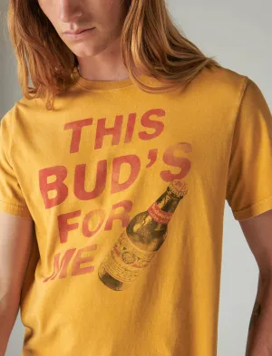 Lucky Brand Bud's For Me Tee Harvest Gold Lucky Brand