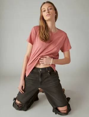 Lucky Brand Classic Crew Dusty Cedar Lucky Brand