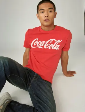 Lucky Brand Coca Cola Logo Graphic Tee True Red Lucky Brand