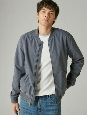 Lucky Brand Cotton Nylon Bomber Jacket Parisian Night Lucky Brand