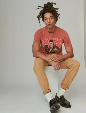 Lucky Brand David Bowie Concert Tee Tandoori Spice Lucky Brand
